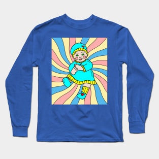 Colorful Retro Doll Long Sleeve T-Shirt